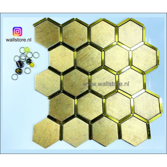 Zelfklevende Gouden Honingraat